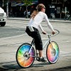art in the everyday: color wheel bike.
