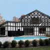 art in the everyday: a patterned house.