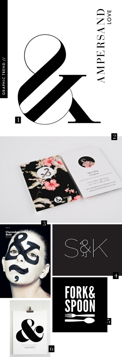 graphic designer ampersand trends