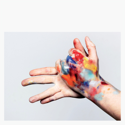 painted hand 3 painted hand