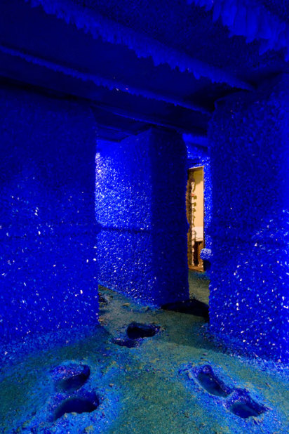 crystal wallpaper art installation in london 3 crystal wallpaper art installation in london