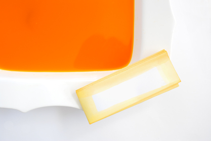 Step 03 // Repeat with each side of paper, set aside to drain