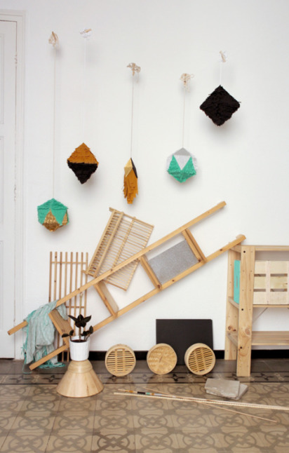 geometric pinatas from nata in barcelona 3 geometric pinatas from nata in barcelona