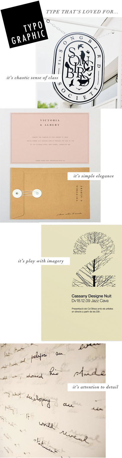 typographic type that's loved for