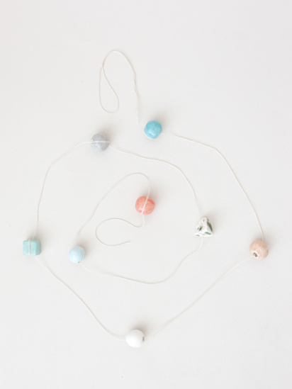 ceramic bead garland ceramic bead garland