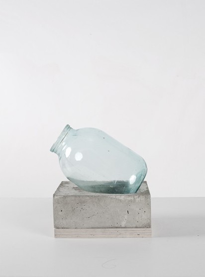 concrete vase concrete vase