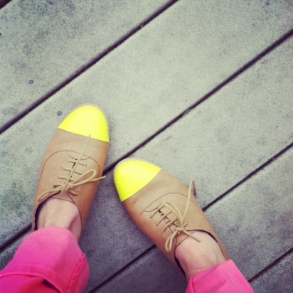 neon and nude shoes neon and nude shoes