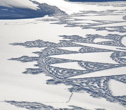 simon beck snow artist